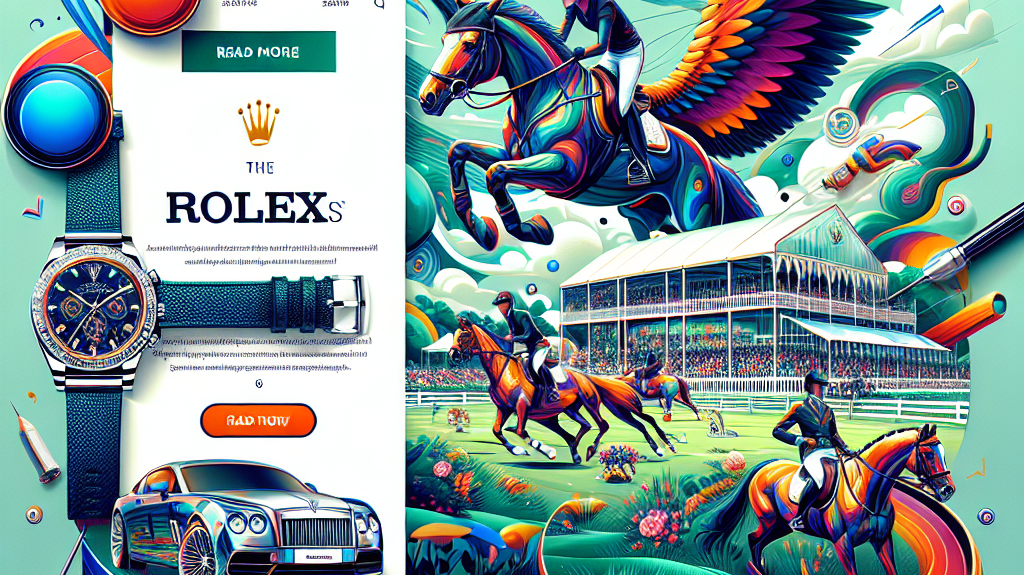 "Introducing the Rolex Series: A New Chapter in World-Class Equestrian Sports"- just horse riders