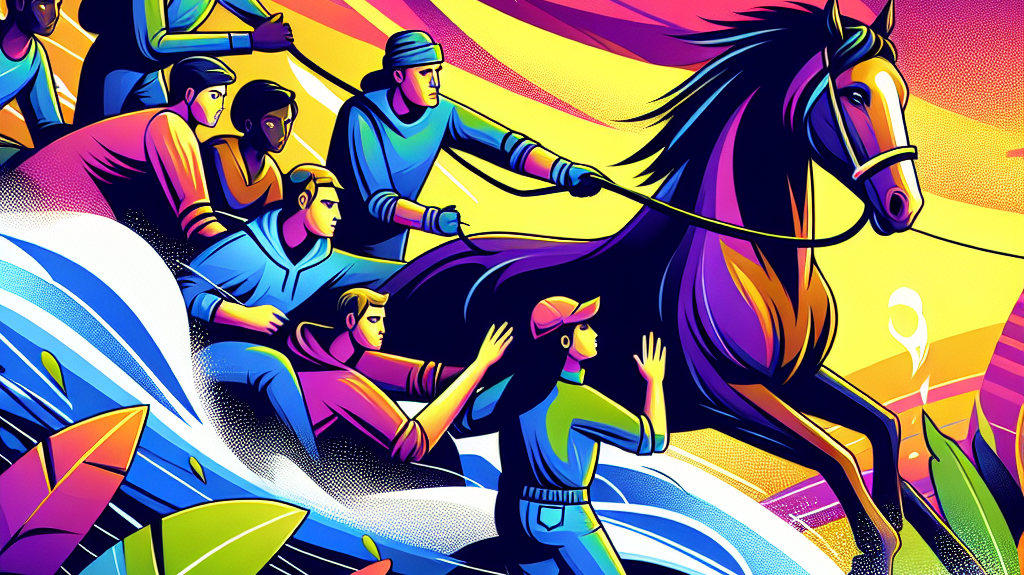 The Heroic Rescue of Storm: How Community Unity Saved a Horse from Distress- just horse riders