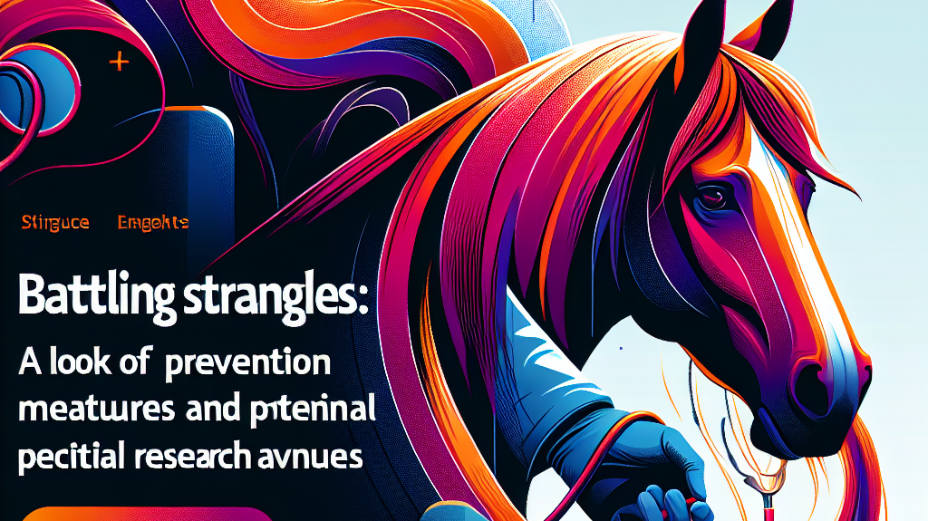 Battling Strangles in Horses: A Look at Prevention Measures and Potential Research Avenues- just horse riders