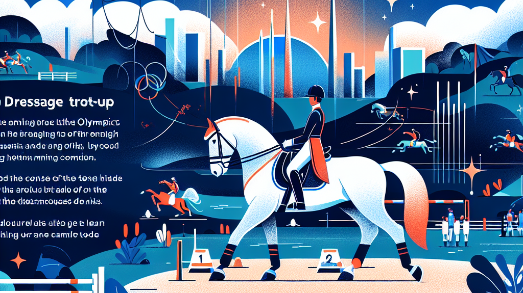 "Behind the Scenes at the Paris 2024 Olympics: The Crucial Role of the Dressage Trot-Up and Its Impact on Competition"- just horse riders