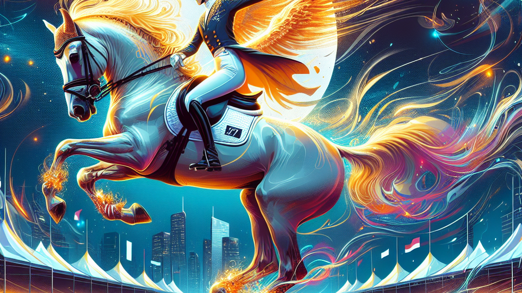 Anna Marek And Fire Fly Dazzle At Adequan Global Dressage Festival- just horse riders