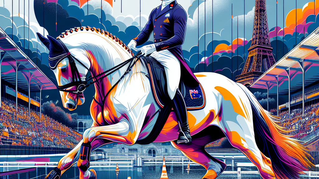 Australian Rider Jayden Brown Shines in Paris Olympic Dressage Debut Despite Challenges- just horse riders