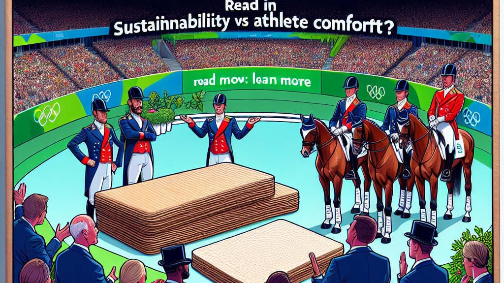 How Cardboard Beds Became a Nightmare for Royal Dressage Riders at the Paris Olympics: A Satirical Take on Sustainability vs. Athlete Comfort- just horse riders