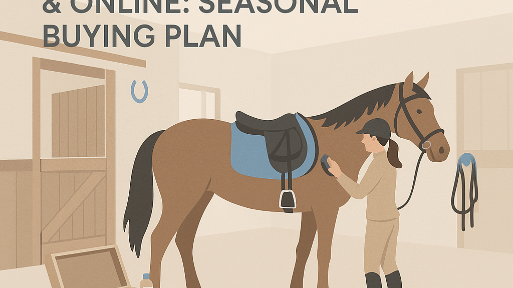 St Albans Tack Shops & Online: Seasonal Buying Plan- just horse riders
