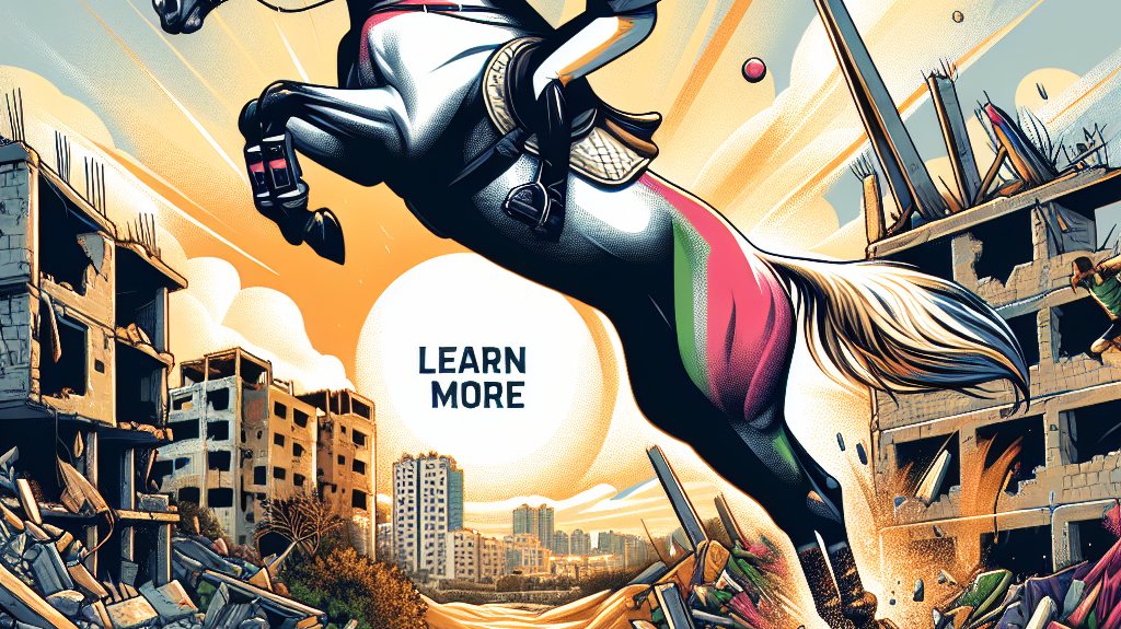 Riding Through Ruins: The Inspiring Journey of Gaza's Al-Jawad Show Jumping School Amidst Conflict- just horse riders