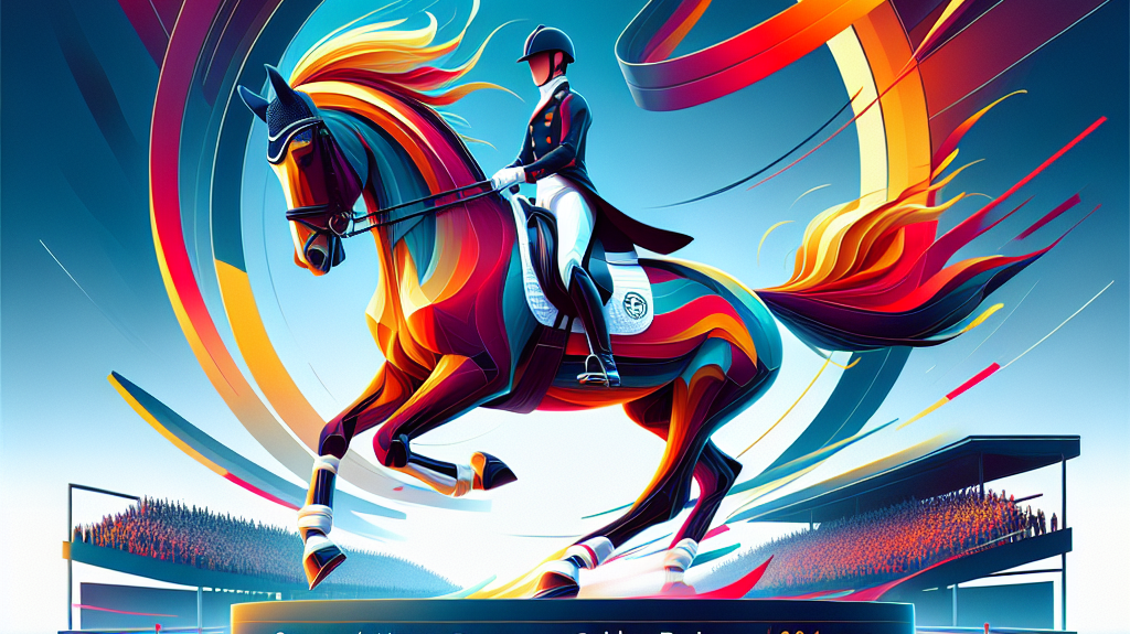 Germany's Narrow Dressage Gold at Paris 2024: A Saga of Precision and Mastery- just horse riders