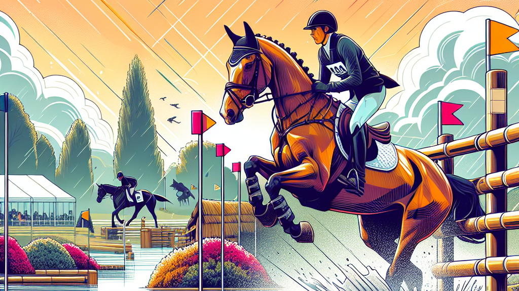 Adapting to Adversity: How Tweseldown Saved the Day in Equestrian Eventing Amidst Unpredictable Weather Conditions- just horse riders