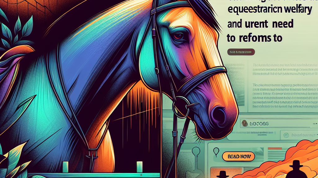 Hidden Agony: Unveiling the Dark Side of Equestrian Welfare and the Urgent Need for Reforms- just horse riders