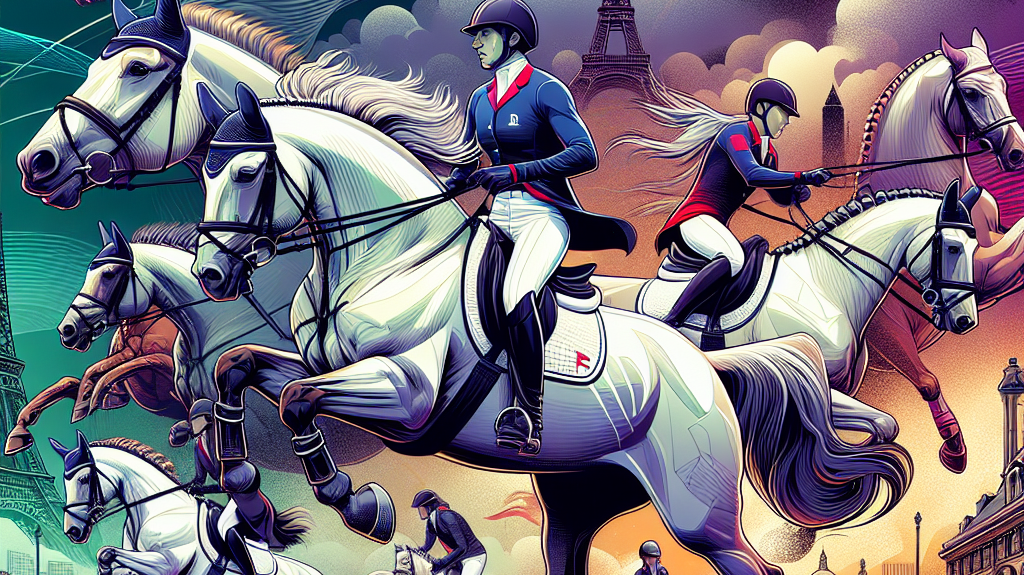 Thrilling Highlights and Emotional Moments in the Dressage Team Competition at Paris 2024- just horse riders