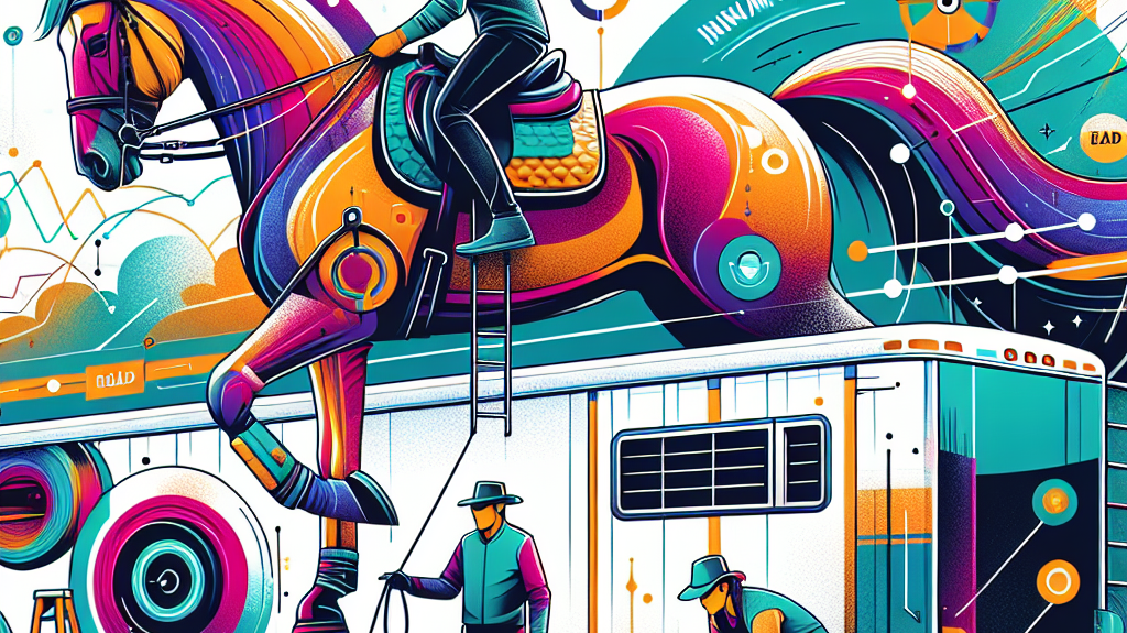 Innovative Mounting Solutions: Safely Climb Aboard Tall Horses with New Trailer Designs- just horse riders