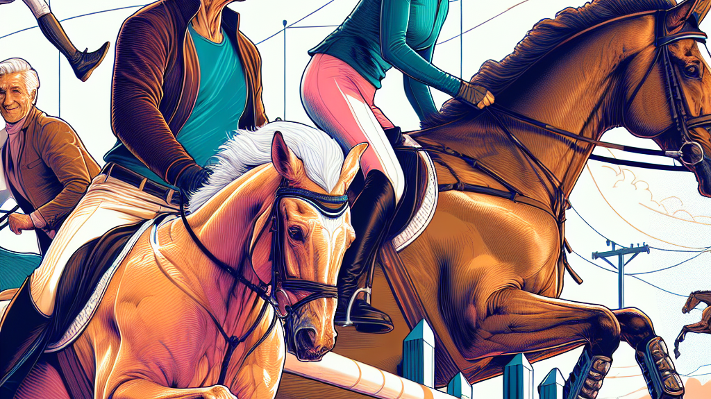 Ageless Equestrians Defying Age Limits Inspiring Passionate Showjumping Success- just horse riders