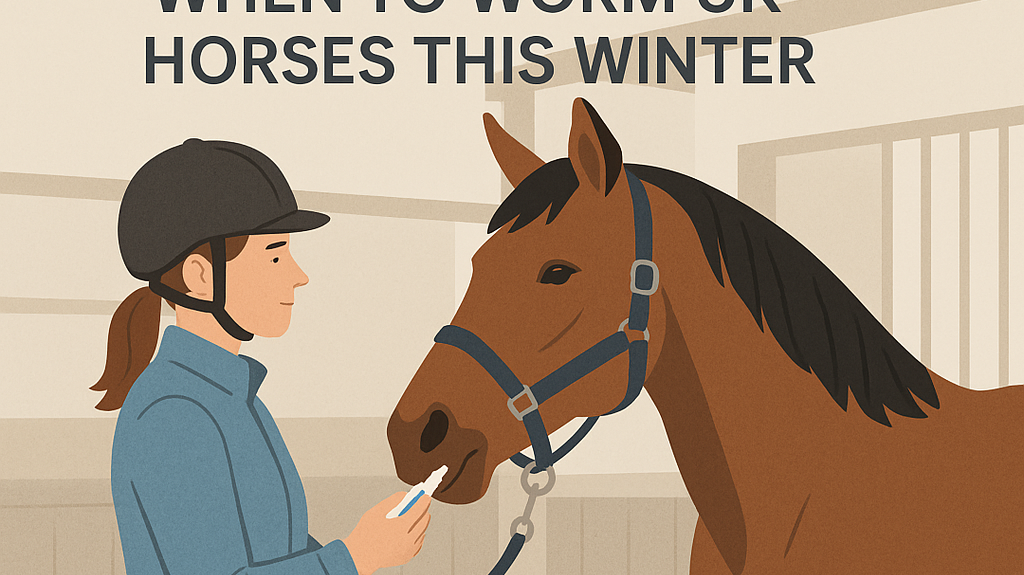 Encysted Redworm: When To Worm UK Horses This Winter- just horse riders