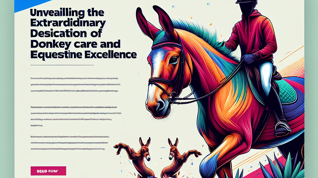 Unveiling The Extraordinary Dedication To Donkey Care And Equestrian Excellence- just horse riders