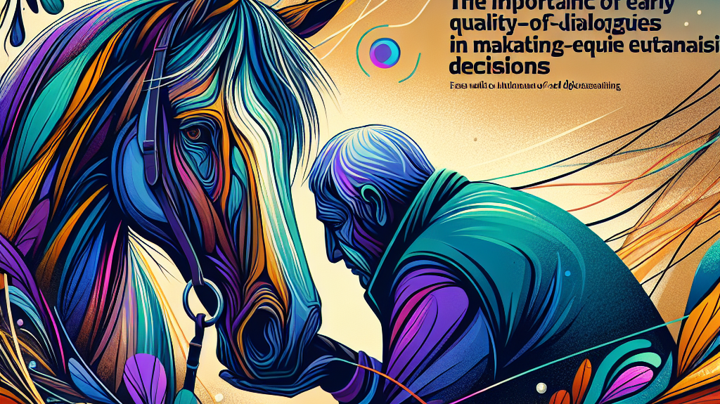 The Importance of Early Quality-of-Life Dialogues in Making Informed Equine Euthanasia Decisions- just horse riders