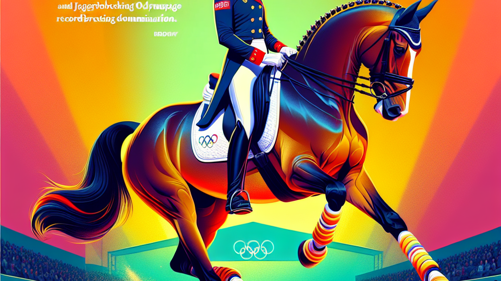 Becky Moody and Jagerbomb Dominate Olympic Dressage with Record-Breaking Performance- just horse riders