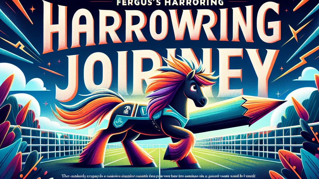 Fergus' Harrowing Journey: How a Tiny Thorn Nearly Ended a Pony’s Competitive Career- just horse riders