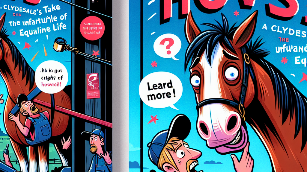 Hovis' Hilarious Diary: A Clydesdale's Take on the Unfairness of Equine Life- just horse riders