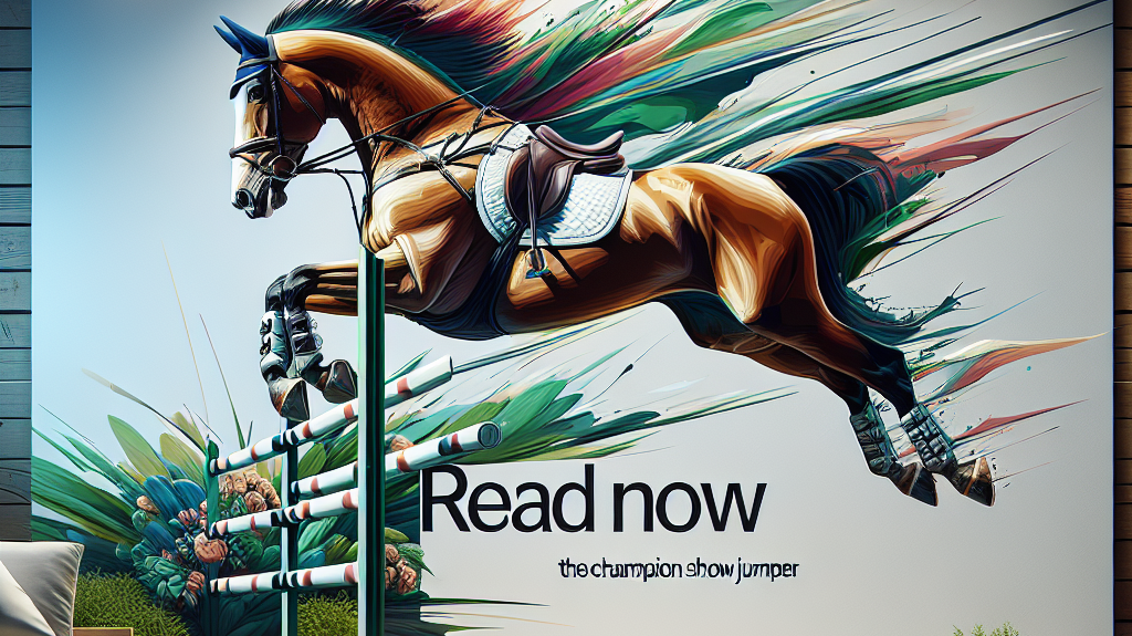 Unveiling Cedric: The Mighty Heart of a Champion Show Jumper- just horse riders