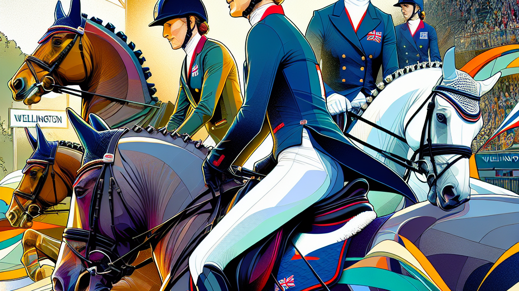 Saddle Up for Great Britain's Stellar Para Dressage Team Line-up at the Wellington CPEDI3*/2*/1* Event- just horse riders
