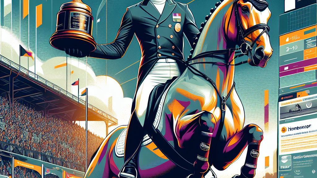 Lewis Carrier Triumphs At 2024 LeMieux National Dressage Championships- just horse riders