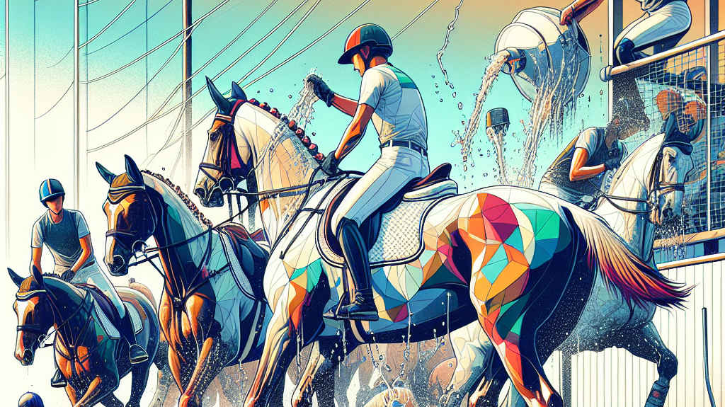How the 2024 Olympics Tackled Heat Challenges for Equestrian Events- just horse riders