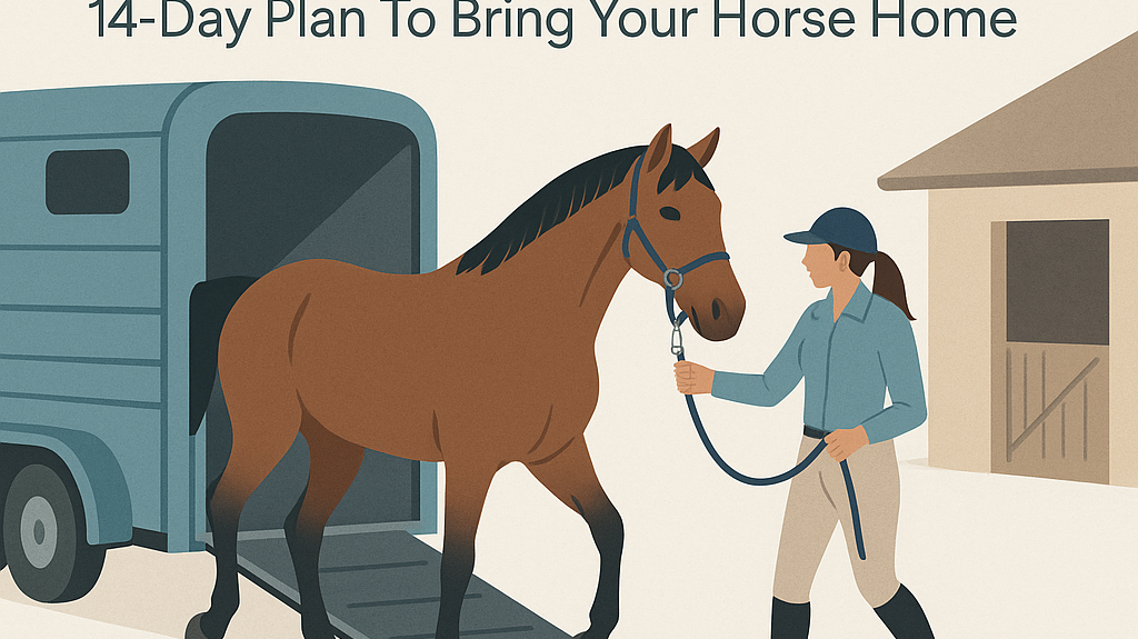 Leaving Livery: 14-Day Plan To Bring Your Horse Home- just horse riders