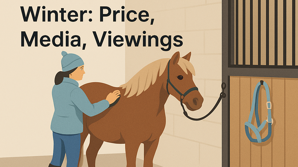 Selling A Pony In The UK This Winter: Price, Media, Viewings- just horse riders