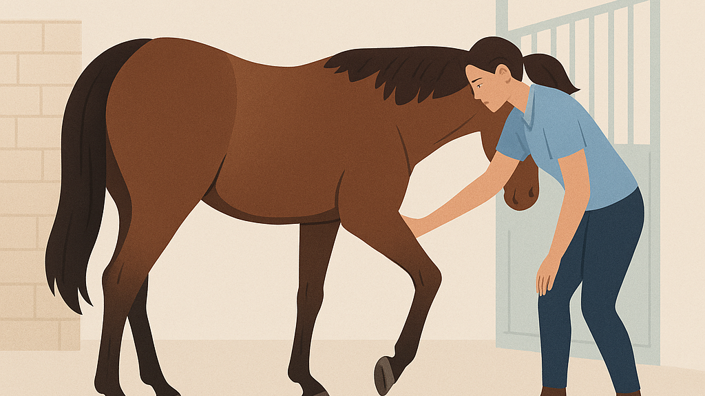 Dropped Hind Fetlocks: Use The Hip Test To Spot Pain- just horse riders