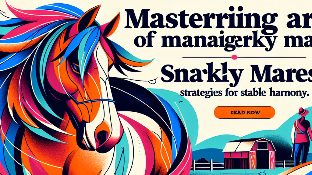 Mastering The Art Of Managing Snarky Mares: Strategies For Stable Harmony- just horse riders