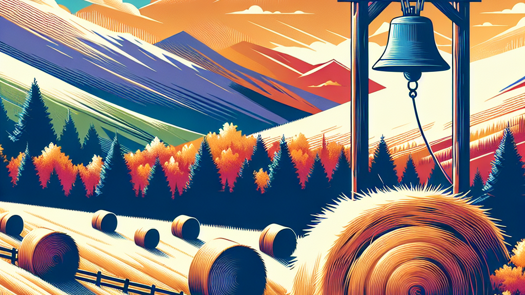 Debating the Merits of Hay Bells for Large Square Bales in Varied Weather Conditions- just horse riders