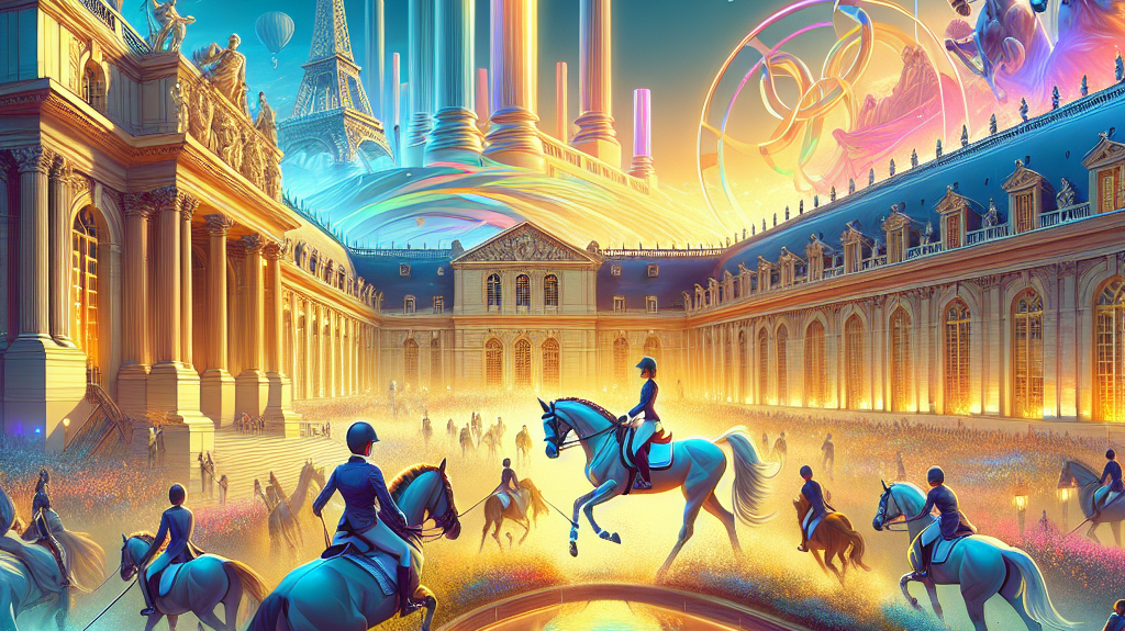 Inside the Majestic Transformation of Versailles: The Ultimate Venue for Equestrian Triumph at the Paris 2024 Olympics- just horse riders