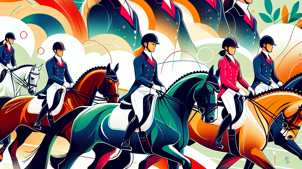 Meet the "Magnificent Eight": Unveiling the US Dressage Team Short List for Paris 2024 Olympics- just horse riders