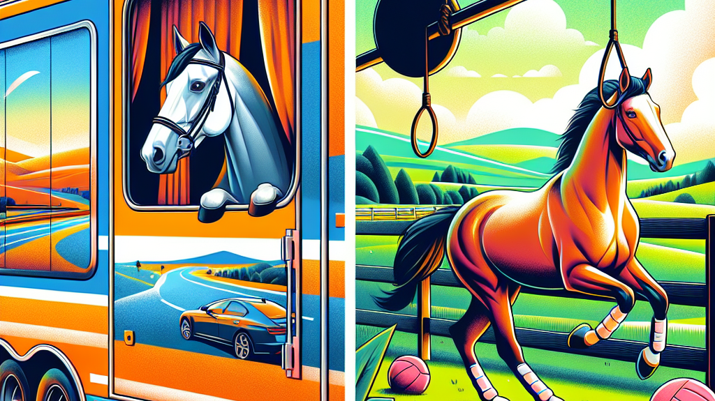 Traveling Vs Exercising for Horses: Understanding the Distinctions and Health Benefits- just horse riders