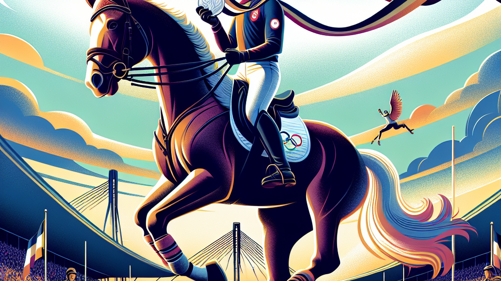 Olympic Silver with a Heavy Heart: French Rider Honors Fallen Teammate in Equestrian Triumph at Paris Games- just horse riders
