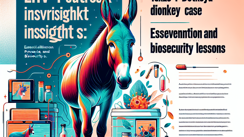EHV-1 Outbreak Insights From Texas Donkey Case: Essential Prevention And Biosecurity Lessons- just horse riders