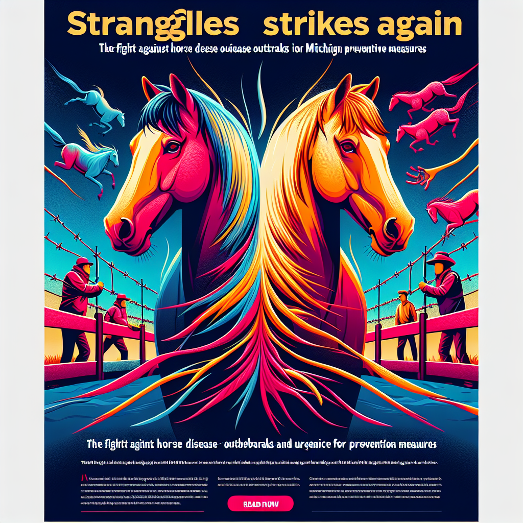 "Strangles Strikes Again: The Fight Against Horse Disease Outbreaks in Michigan and Urgency for Effective Prevention Measures"- just horse riders