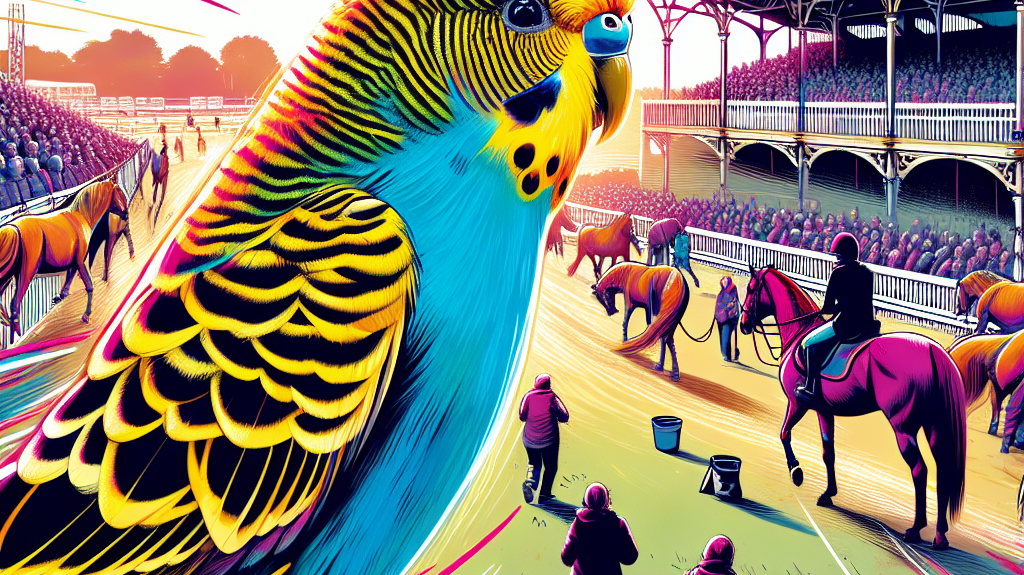 When a Lost Budgie Stole the Limelight: The Heartwarming Tale of Chip at the Hickstead Horse Show- just horse riders