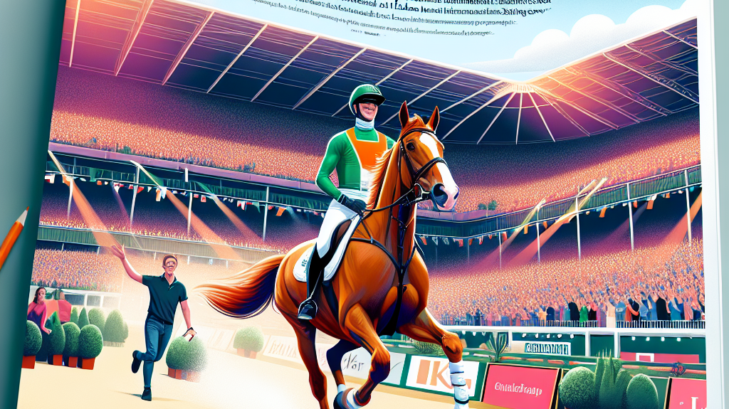 Darragh Kenny's Landmark Victory: Irish Equestrian Star Triumphs at London International Horse Show- just horse riders