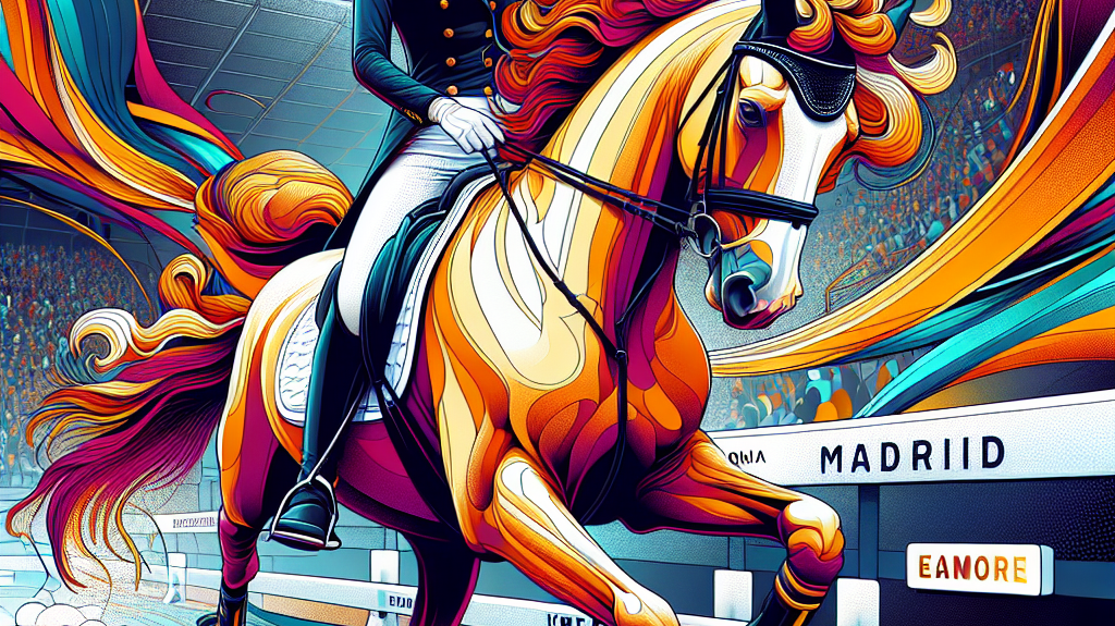 "Emma Howson & Junky XL: The Dynamic Team Taking the Madrid CDI3* Dressage Event by Storm"- just horse riders