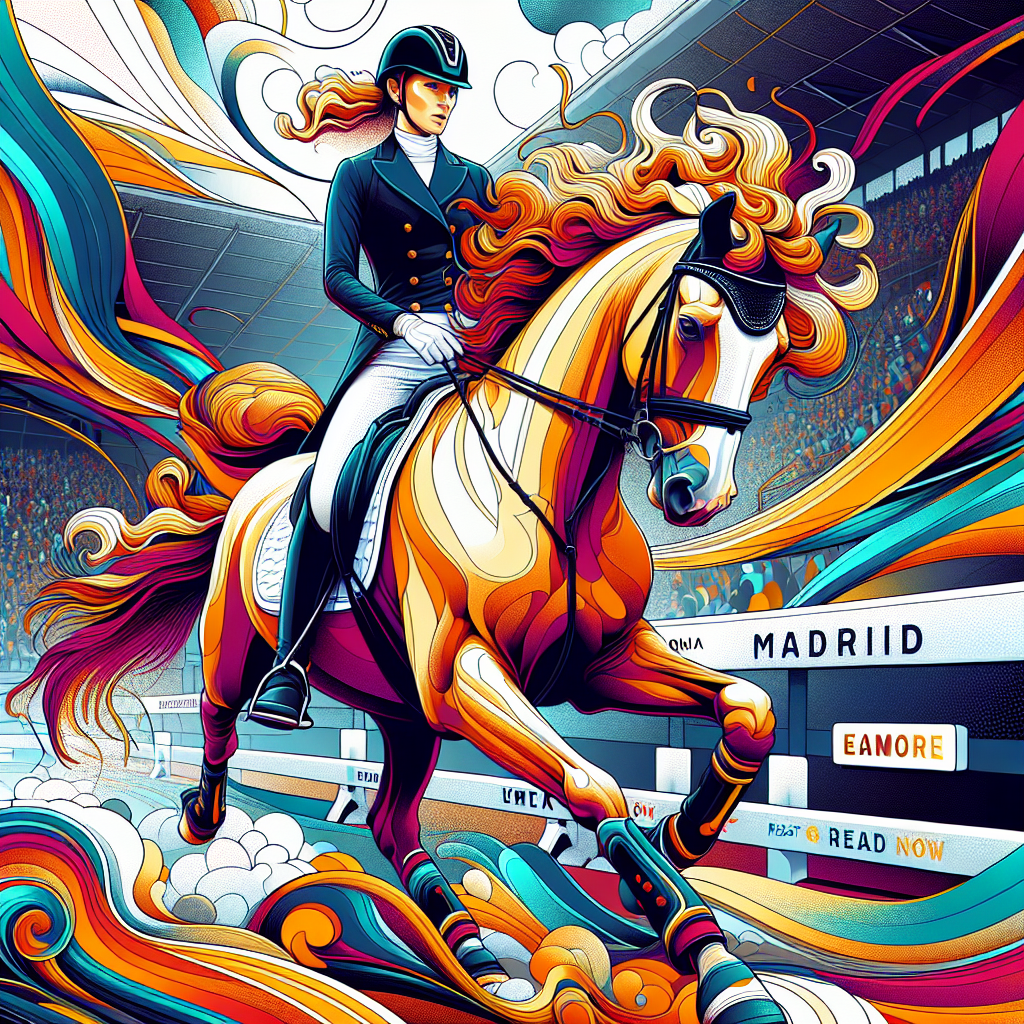 "Emma Howson & Junky XL: The Dynamic Team Taking the Madrid CDI3* Dressage Event by Storm"- just horse riders