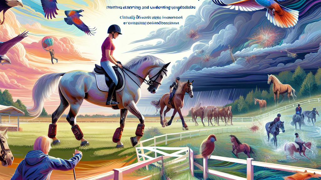 Exploring Wildlife Adventures In The Equestrian Arena Insight Into Brain-Based Horsemanship And Nature's Unpredictability- just horse riders