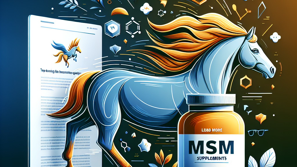 Complete Guide to Top MSM Supplements for Equine Health: Best Sources, Benefits, and Expert Tips- just horse riders