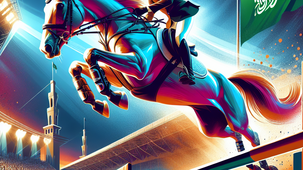 All Eyes on Marcus Ehning as He Leads in the Longines FEI Jumping World Cup™ Final 2024: An Intense Equestrian Showdown in Riyadh- just horse riders