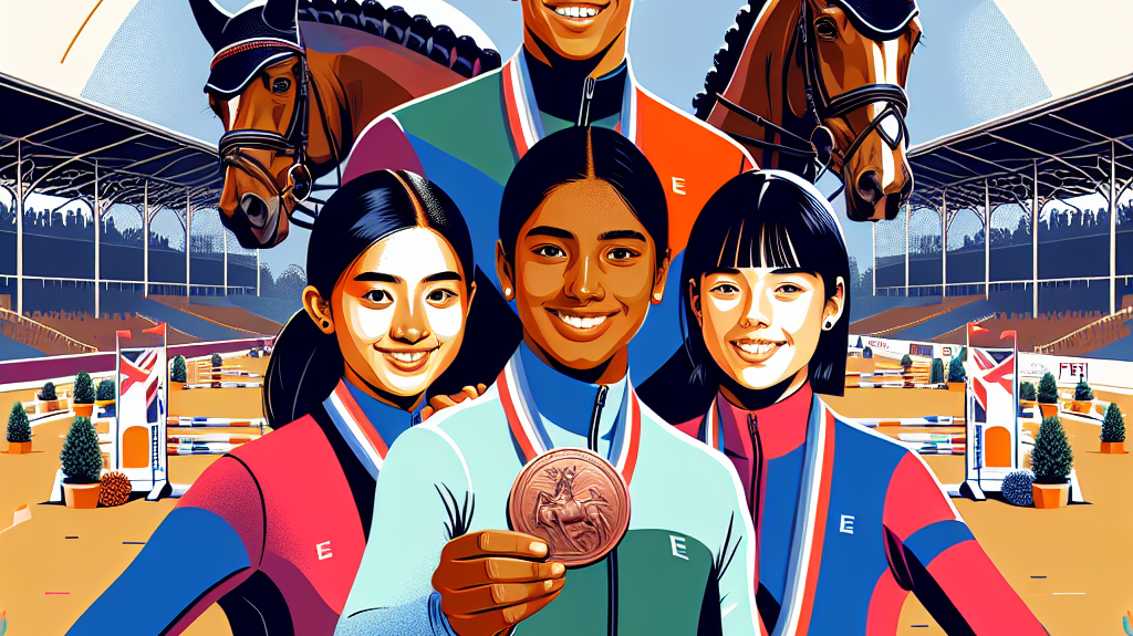 British Dressage Young Riders Capture Bronze at FEI European Championships: Meet the Talented Team Propelling British Equestrianism Forward- just horse riders