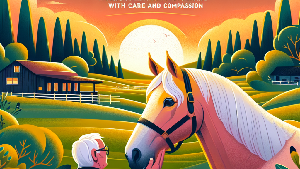 Navigate the Golden Years: A Guide to Retiring Your Senior Horse with Care and Compassion- just horse riders