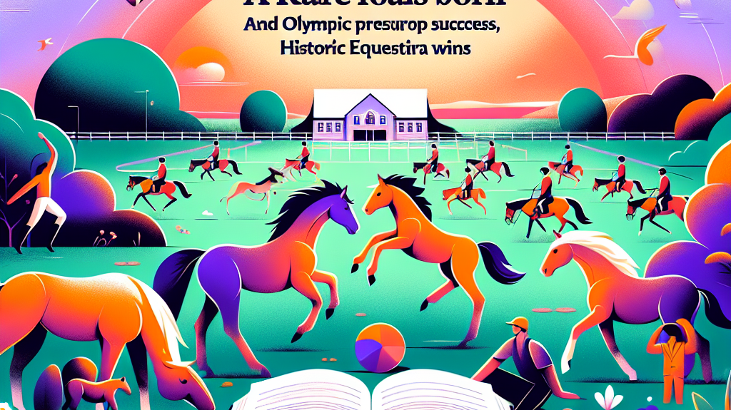 Rare Foals Born, Olympic Prep Success, and Historic Equestrian Wins: Dive into the Latest Highlights- just horse riders
