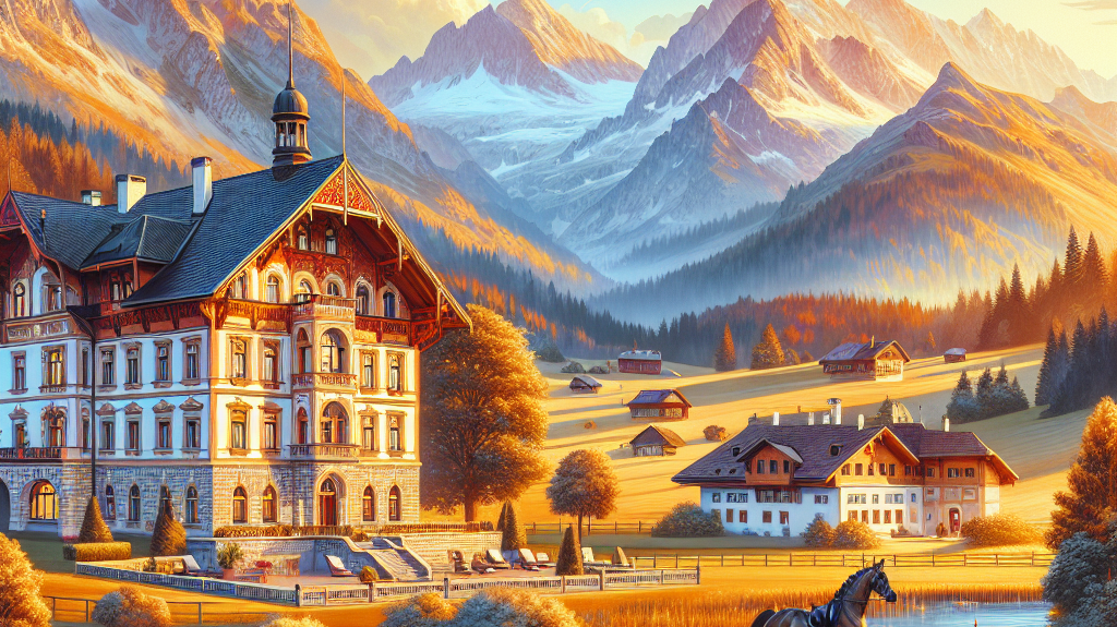 Dreamy Alpine Retreat: Historical Bavarian Estate Unveils Premium Equestrian Facilities and Scenic Beauty for Sale- just horse riders