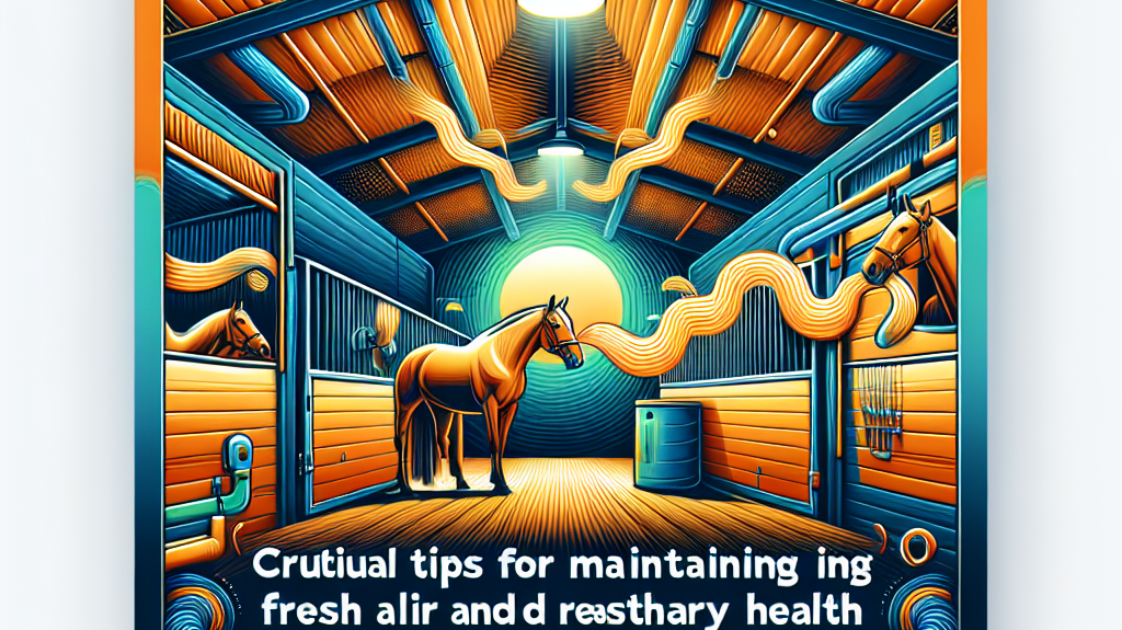 Crucial Tips For Maintaining Fresh Air And Respiratory Health In Horse Stalls- just horse riders