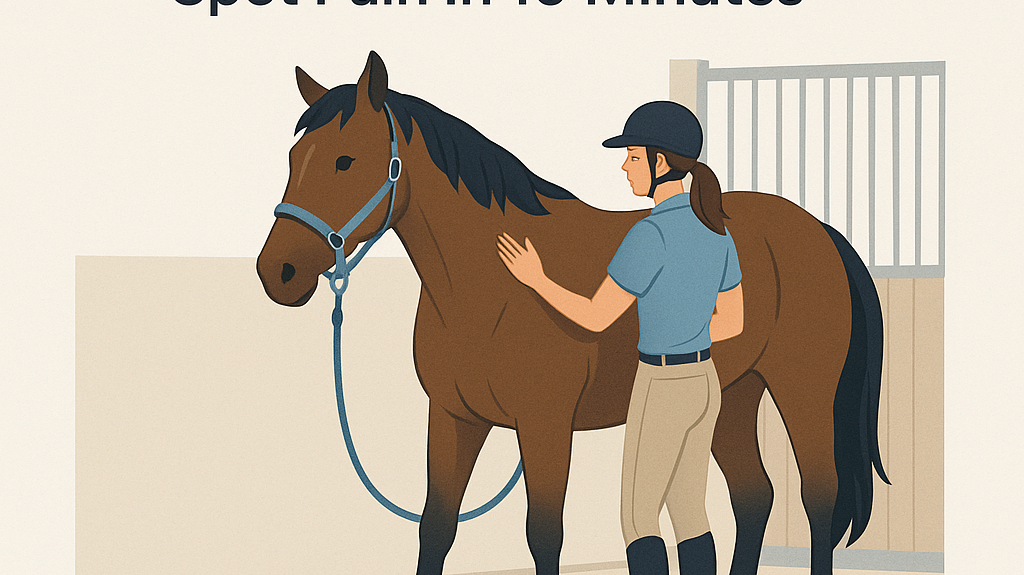 Horse Bucking Or Running Out? Spot Pain In 10 Minutes- just horse riders
