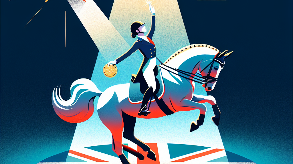 "Rising Stars of British Dressage: Annabella Pidgley Shines with Gold at European Championships"- just horse riders